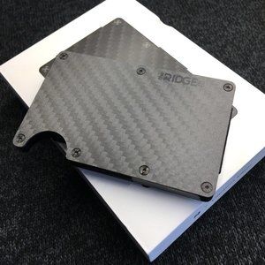 The Ridge Wallet - Carbon Fiber - Cash Strap